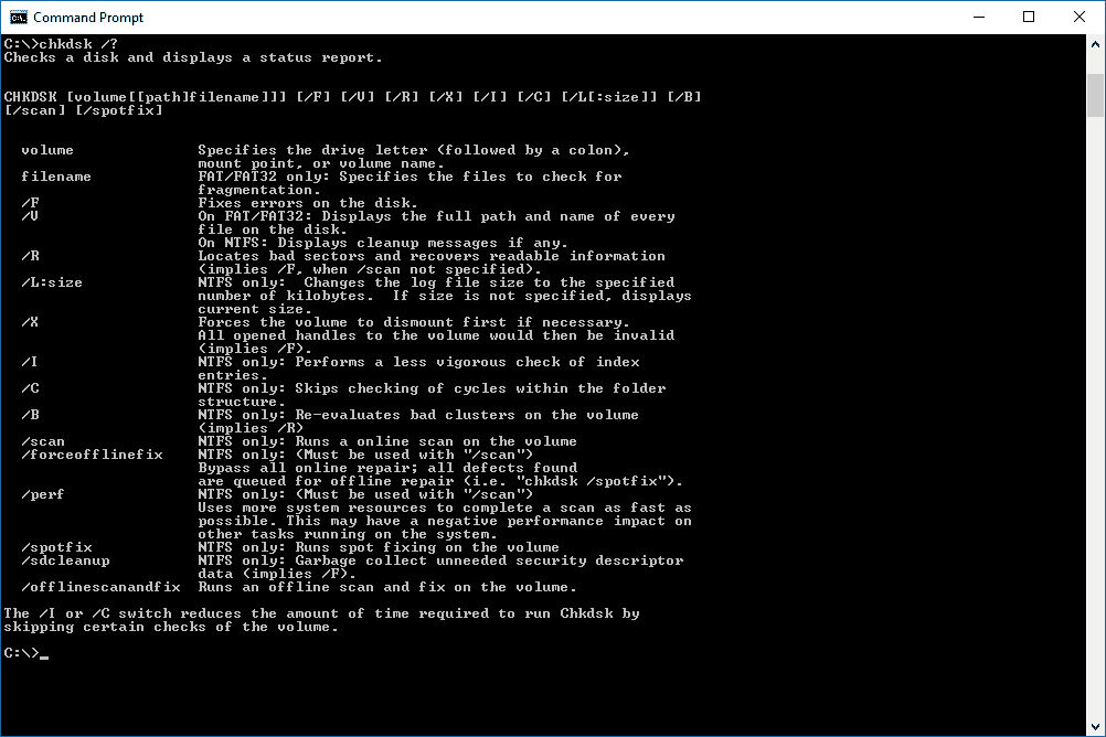 Chkdsk چیست